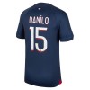 Paris Saint-Germain 2023-24 Danilo 15 Hjemme - Herre Fotballdrakt